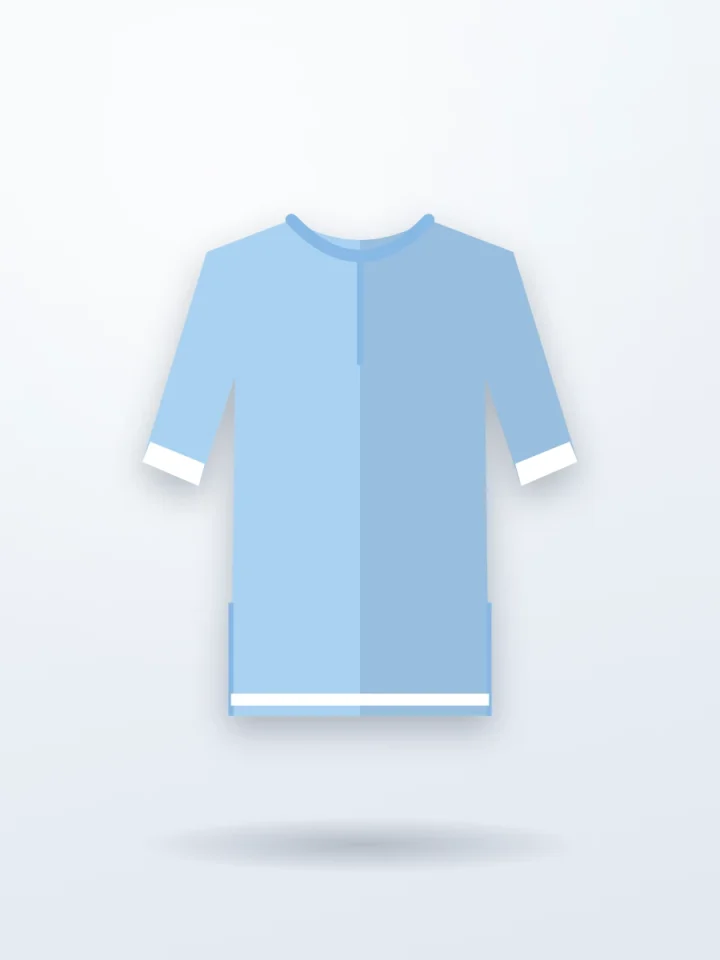 Sky Blue Kameez