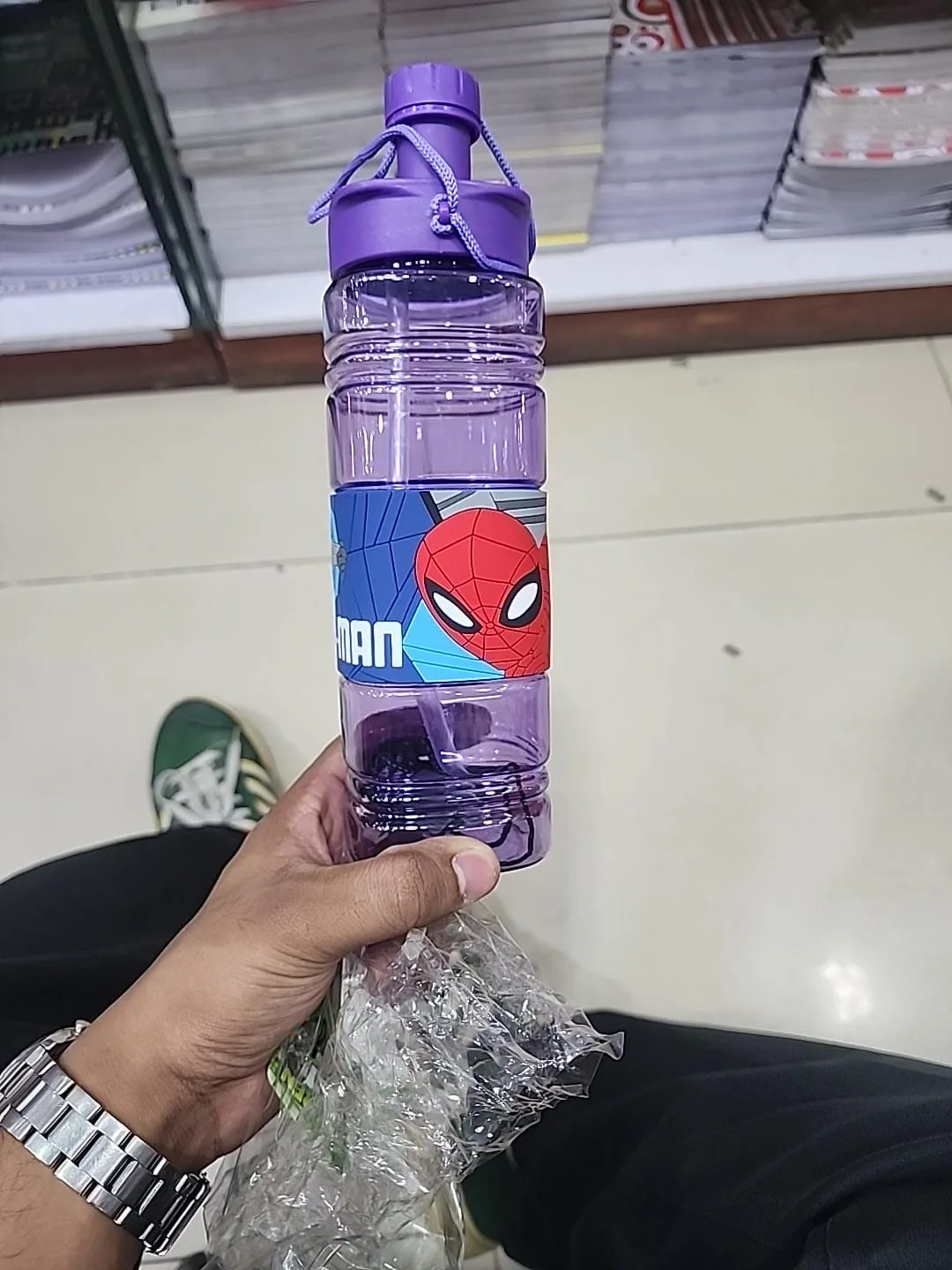 Spider-Man Square Sipper Bottle